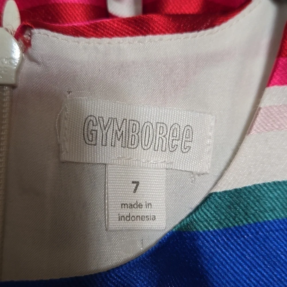 Gymboree Girls Striped Dress Size 7